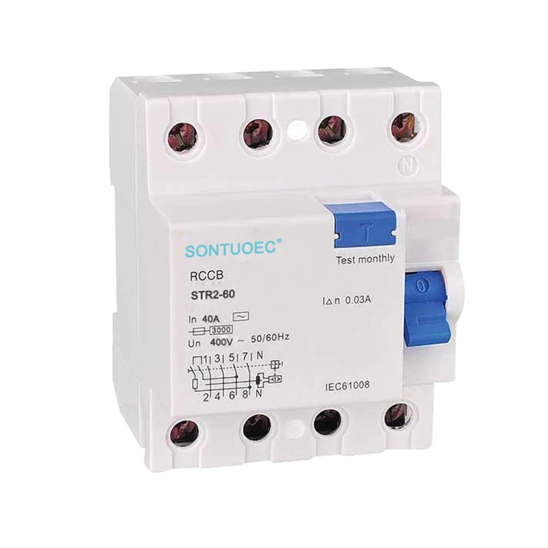 4P 63A /30MA RCD AC 유형