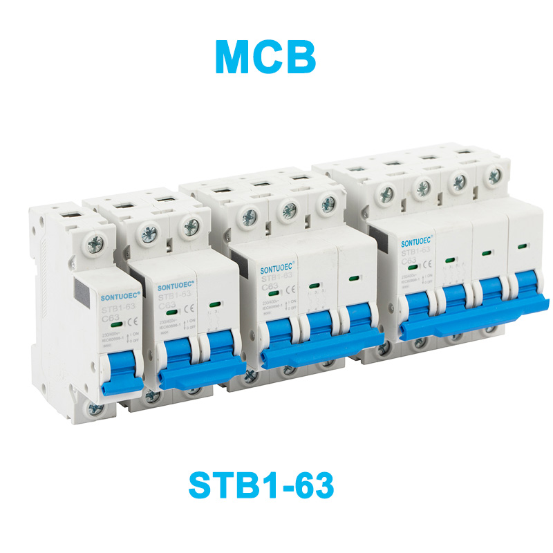 경쟁력있는 C65 구조 STB1-63 시리즈 미니어처 회로 차단기 MCB